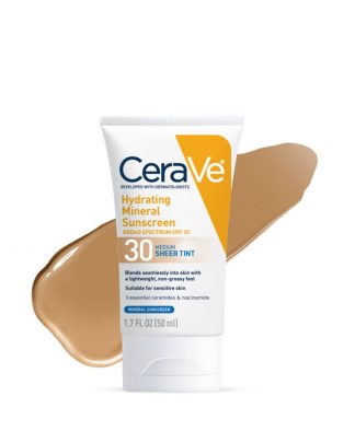 CeraVe Mineral Tinted Sunscreen SPF 30