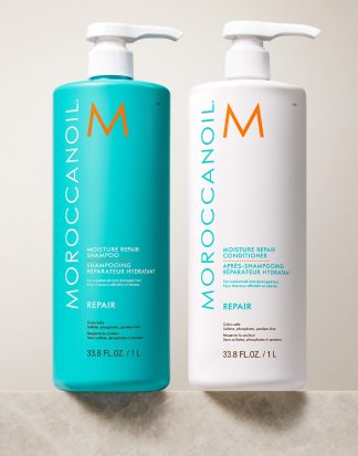 Moroccanoil Moisture Repair Shampoo & Conditioner Half-Liter Set